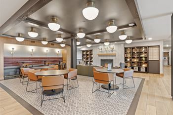 Coffee bar and co-working lounge